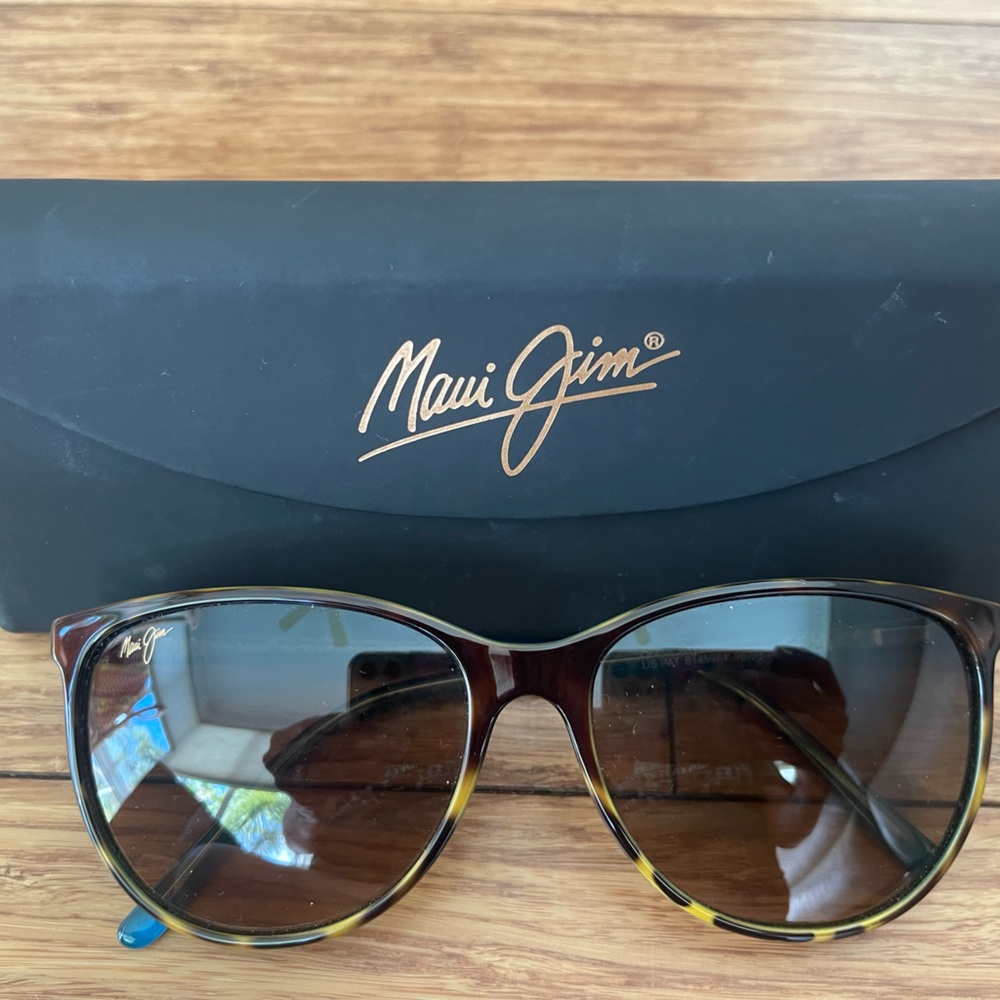 Maui Jim Polarized OCEAN Tortoise Sunglasses.
